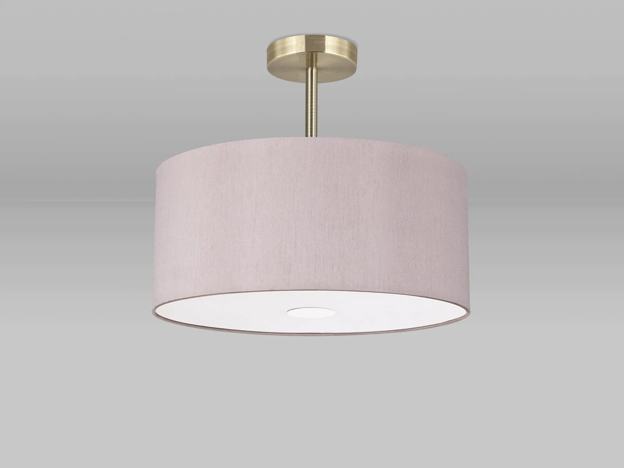 Universal 40cm Frosted Acrylic Diffuser Chrome Centre White D0319  Deco Universal